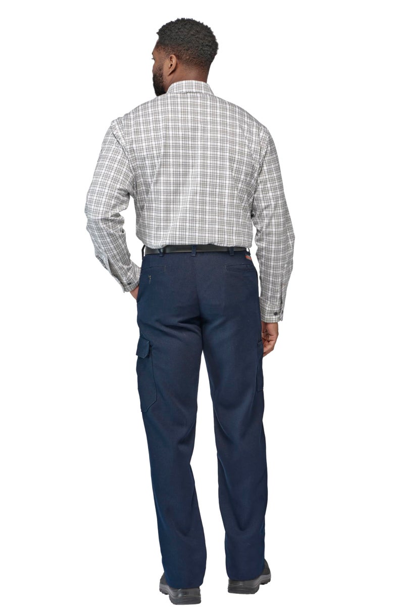 Bulwark FR Mens Lightweight Cargo Work-utility-pants, Navy, 32W X 30L US - Image 2